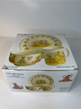 Vintage Li’l Bunny Collection Child’s Meal Set